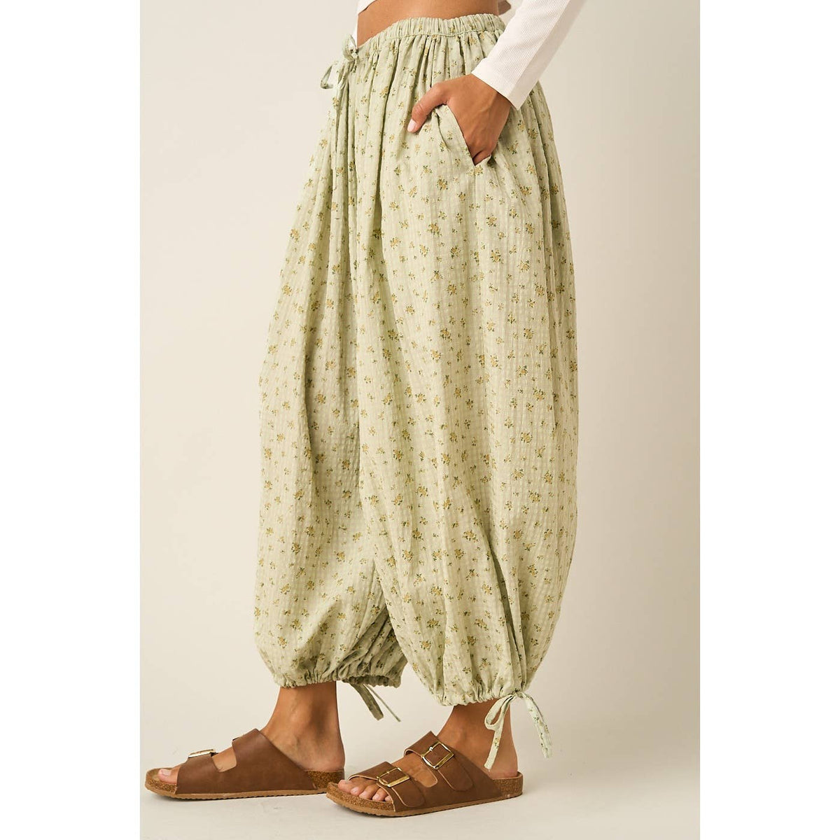 DITSY FLORAL BOHO BALLOON PANTS