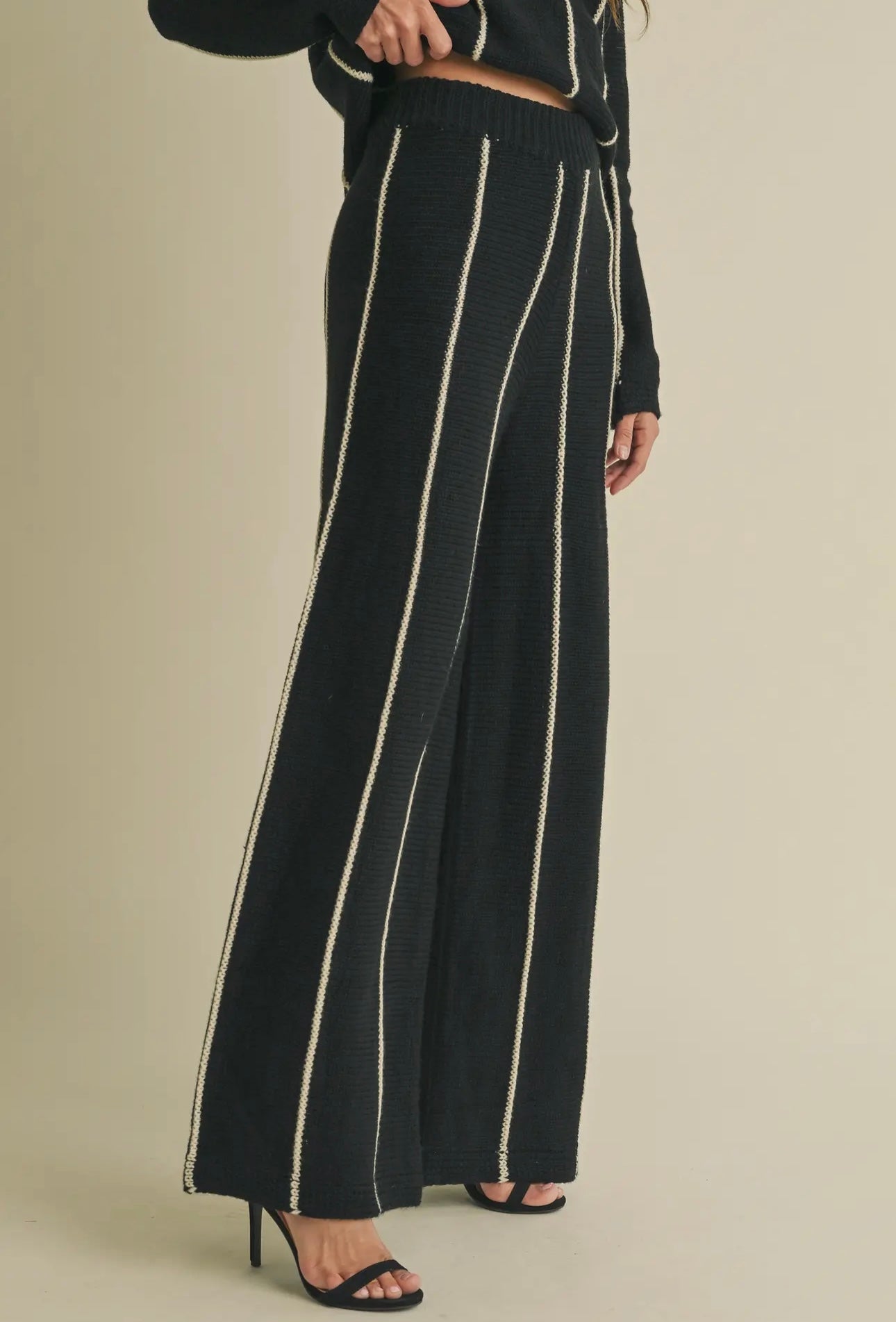 Luxe Wide-Leg Knit Pants