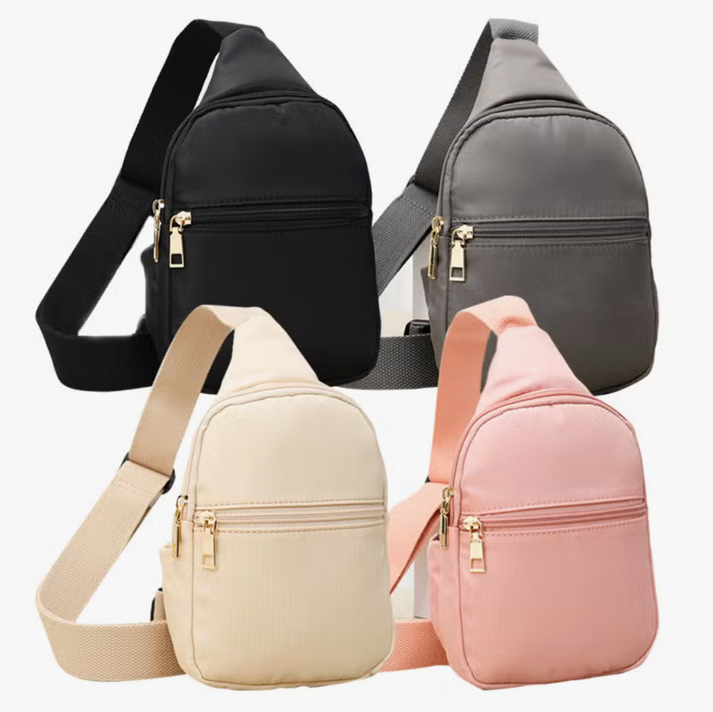 On-the-Go Nylon Mini Sling Bag image 0