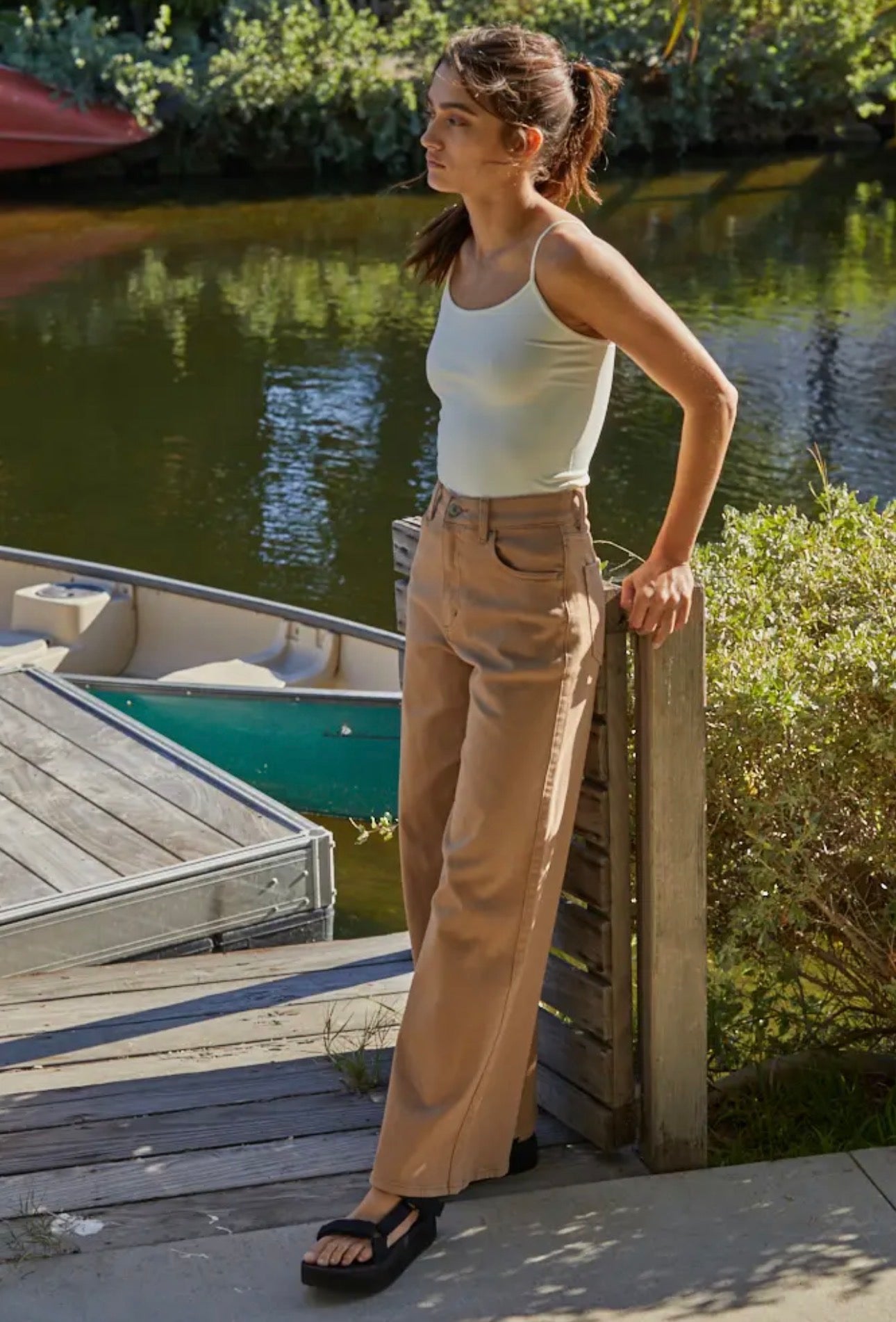 Ivory Basic Full Length Cami