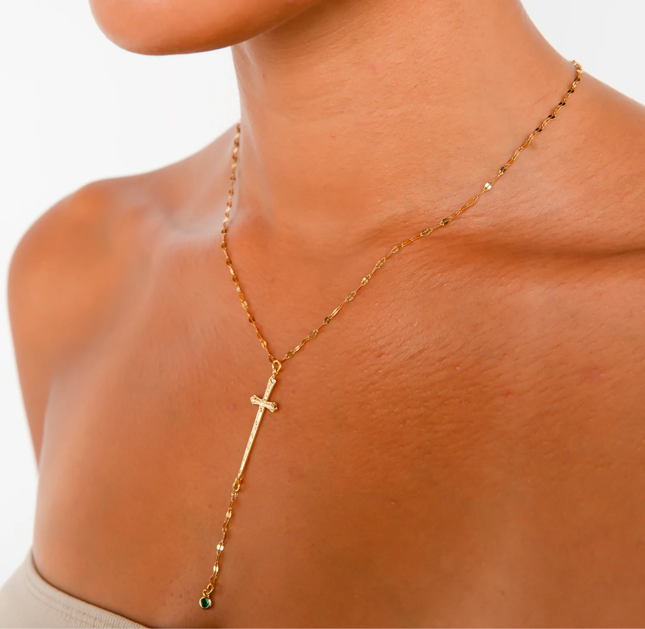 Marin Sword Necklace