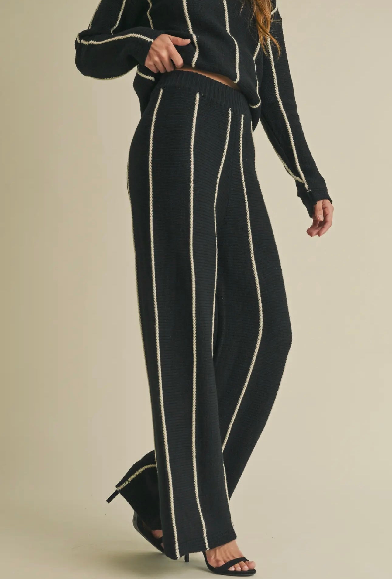 Luxe Wide-Leg Knit Pants