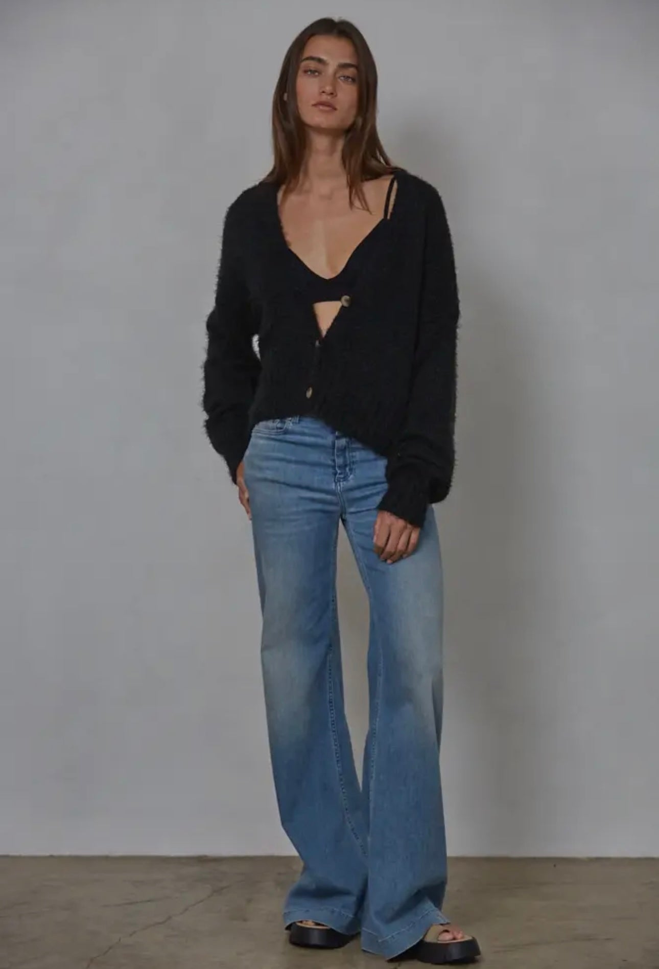 Knit Sweater Button Down Sweater