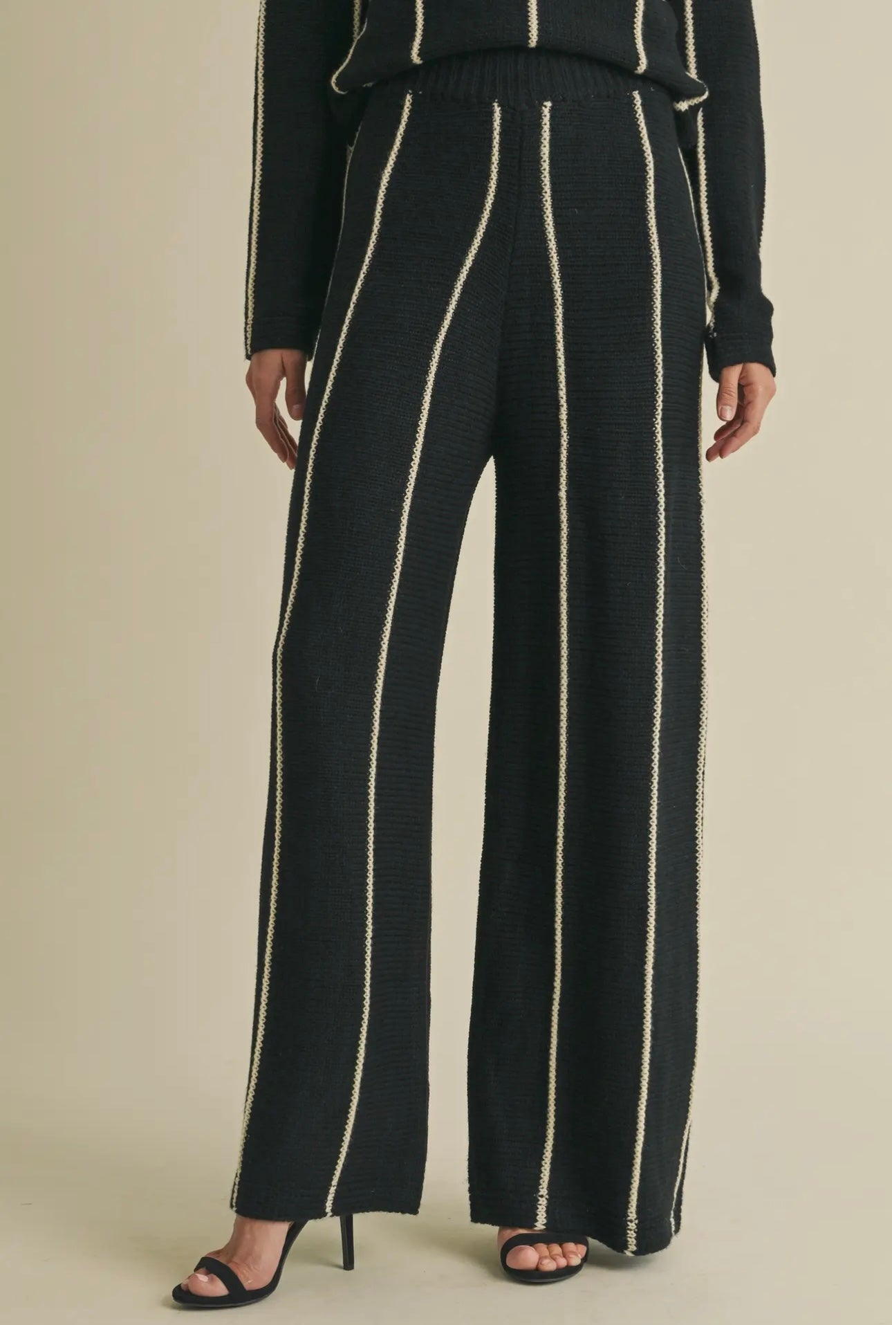 Luxe Wide-Leg Knit Pants