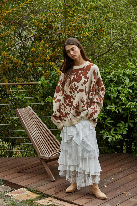 Cow Knit Sweater