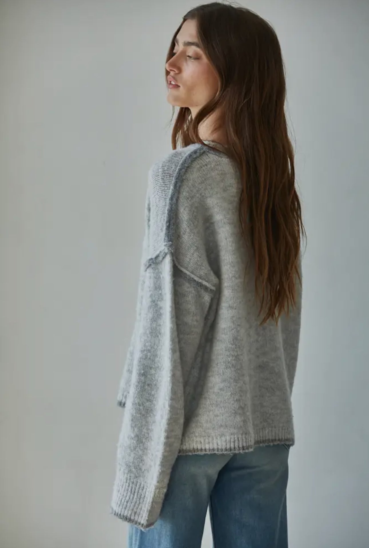 Grey Knit Sweater