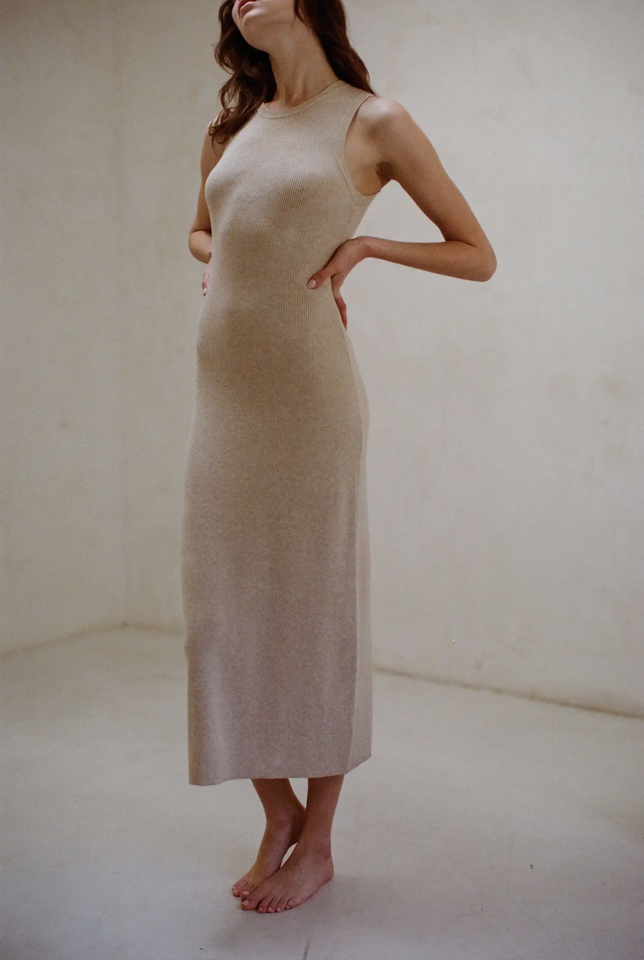 PLBD- (Perfect Little Beige Dress)