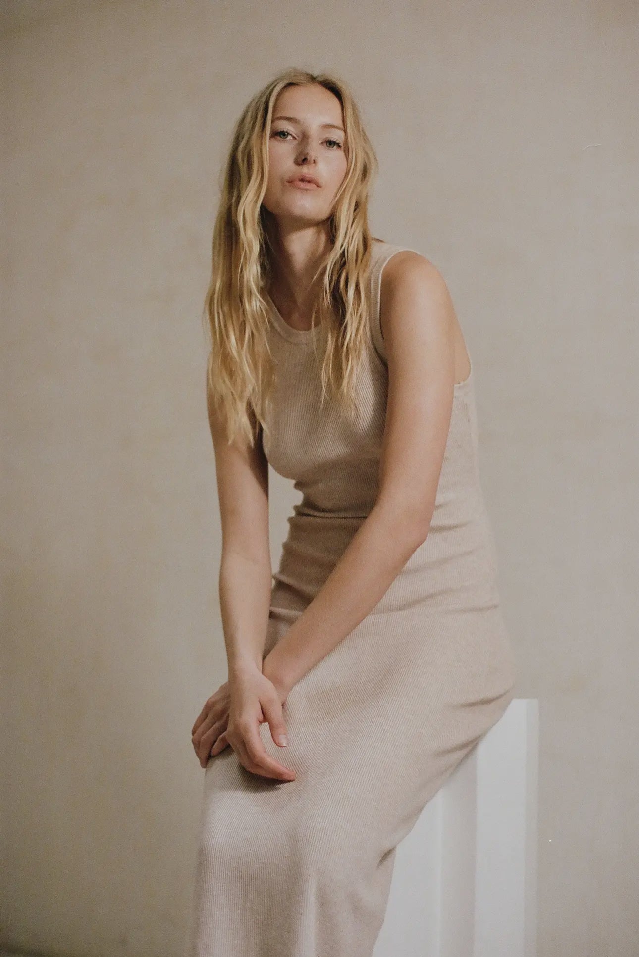 PLBD- (Perfect Little Beige Dress)