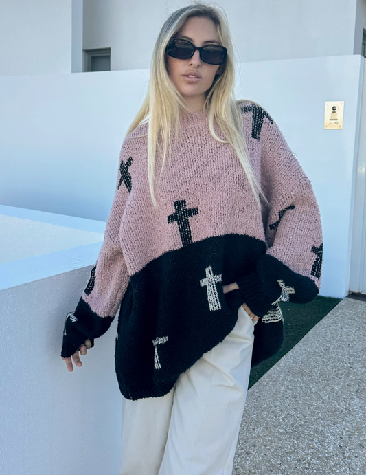 Crossed Chic' Sweater image 5