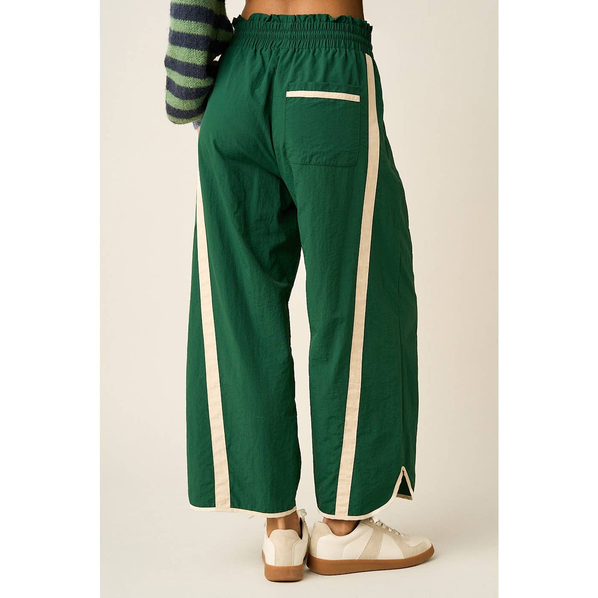 Off-Duty Stripe Barrel Pants